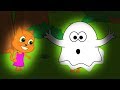 Familia de Gatos - Disfraz de Fantasma Dibujos animados para niños