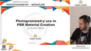 Ubisoft CandyShop Days 2019 - Photogrammetry use in PBR Material Creation