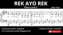 not balok rek ayo rek - piano grade 3 - lagu daerah tradisional nusantara indonesia - instrumen  - Durasi: 1:59. 
