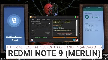 TUTORIAL INSTALL PITCHBLACK & ROOT MAGISK 25.2 | REDMI NOTE 9 | MERLIN | MIUI 13 | ANDROID 12