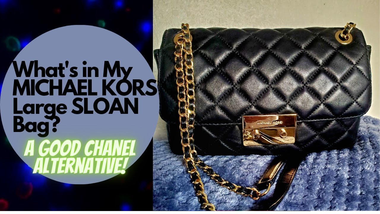 What's in My KORS LARGE SLOAN Bag? A Good Alternative! YouTube