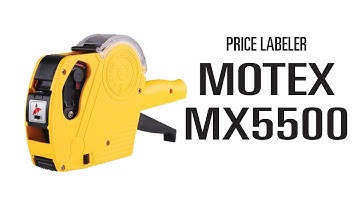 How to Change label and ink in MOTEX MX-5500 Price Gun