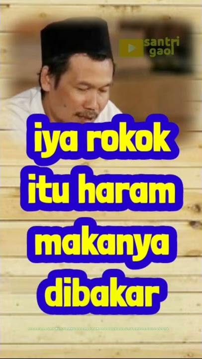 #Gusbaha // Debat Rokok Haram