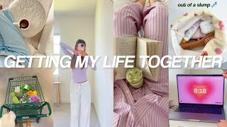 GETTING MY LIFE TOGETHER | 5am mornings + productive girly