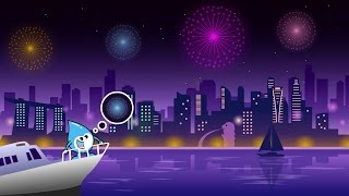 Count With Water Wally Contest - New Year Fireworks screenshot 3