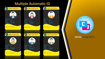 Design Identity Card  in Coreldraw | 2022