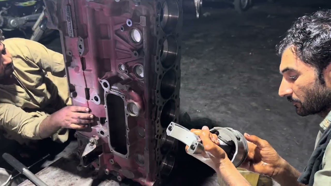 Rebuilding Completely Destroyed Hino Diesel Engine | Fully Overhaul an Old Euro JO8C Engine 