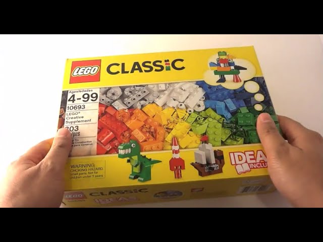 hjort lindre smække Lego Classic 2015 Unboxing 10693 - Creative Supplement 303 pieces Ideas  Included - YouTube