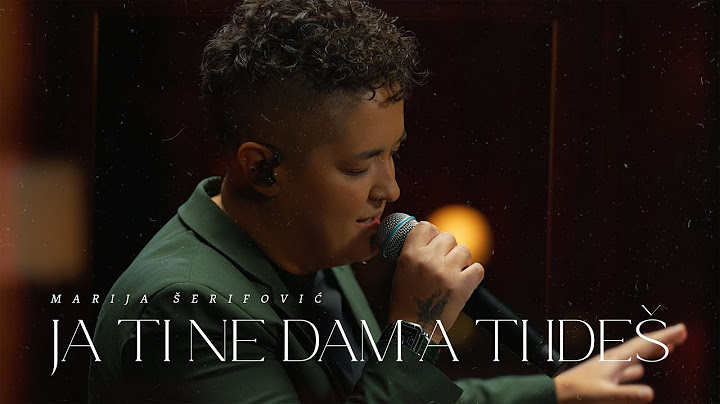 MARIJA SERIFOVIC - JA TE NE DAM A TI IDES / LIVE SESSION 2024