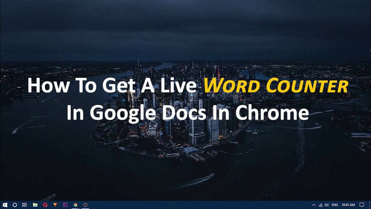 Google Docs finally gets a live word counter