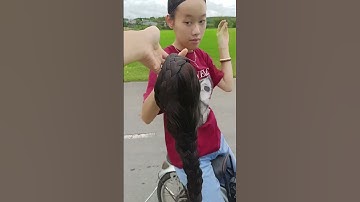 Cài tóc giả nữa đầu #caitocgia