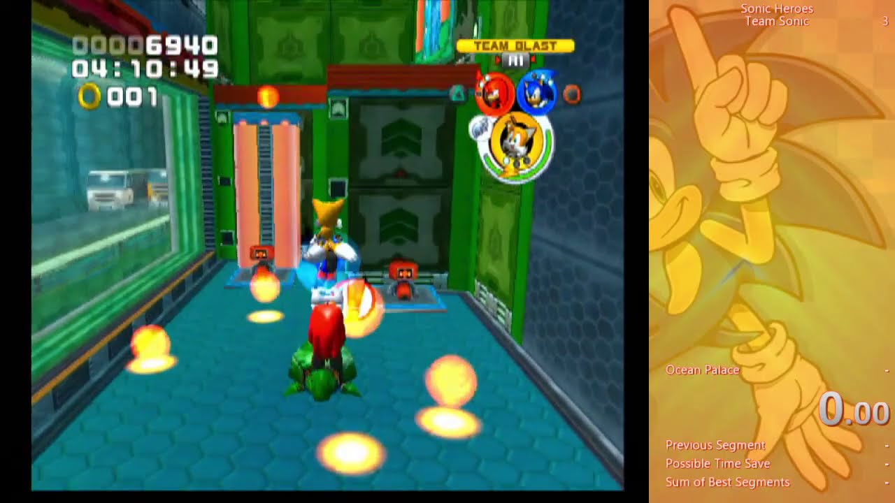 Sonic Heroes (PS2) Power Plant Speedrun