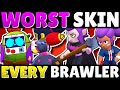 The Single WORST Skin for Every Brawler in Brawl Stars! | SAVE YOUR GEMS!