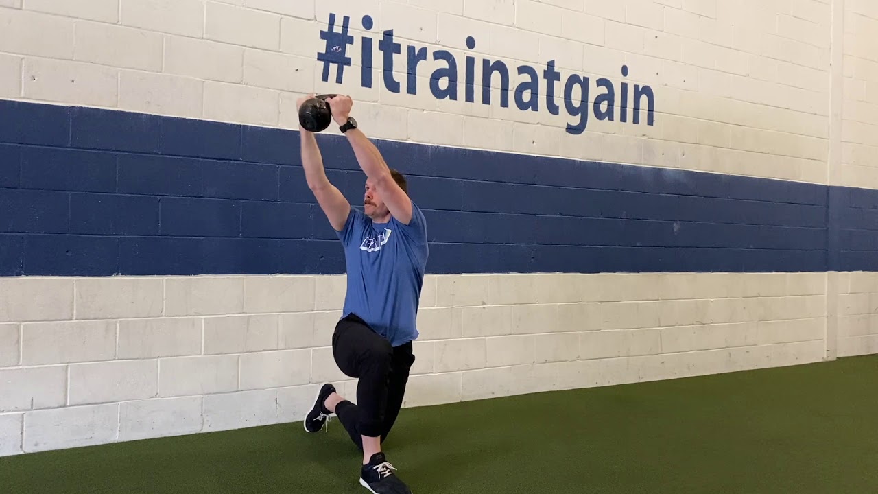 Half Kneeling Chop + Lift with Kettlebell YouTube