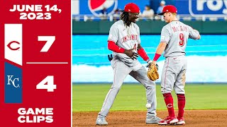 Game Clips 6-14-23 Reds beat Royals 7 4