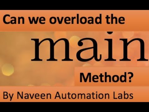 Can you Overload or Override main method in Java? Example