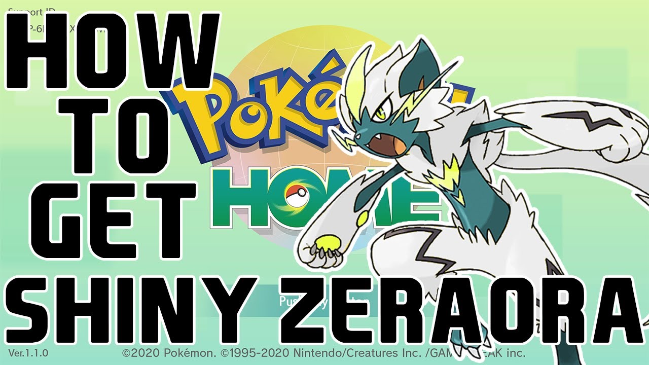 *HOW TO GET* Shiny Zeraora in Pokemon Sword and Shield! YouTube