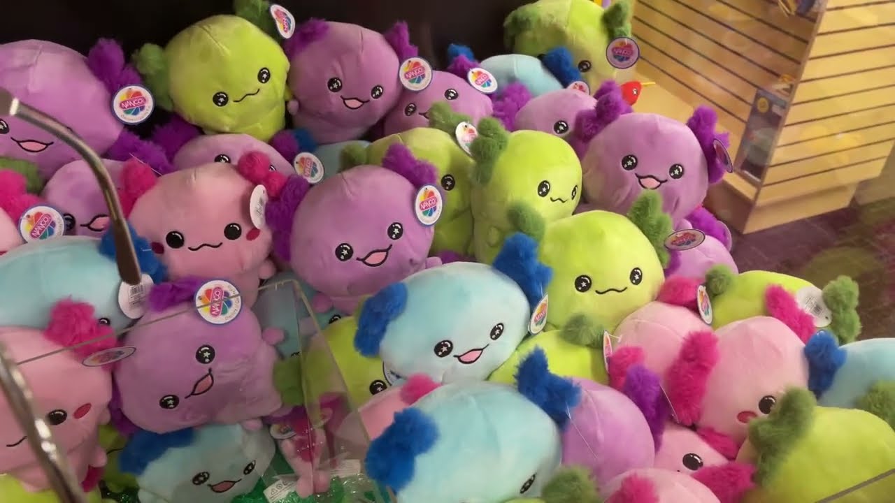 Crane Item of The Summer! Axolotl Plush - YouTube