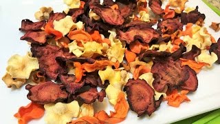 ОВОЩНЫЕ ЧИПСЫ без масла, соли и специй. Здоровое Питание. Vegetable Chips.