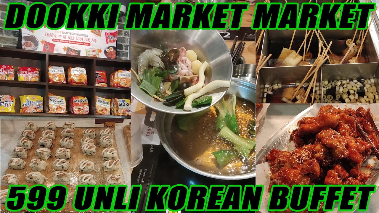 NO.1 TOPPOKI BUFFET DOOKKI MARKET MARKET - YouTube