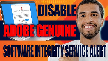 How to Disable Adobe Genuine Software Integrity Service Alert (2025)