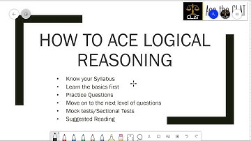 #CLAT2021 How to ace Logical Reasoning/ Critical Reasoning | CLAT 2021 | AcetheCLAT