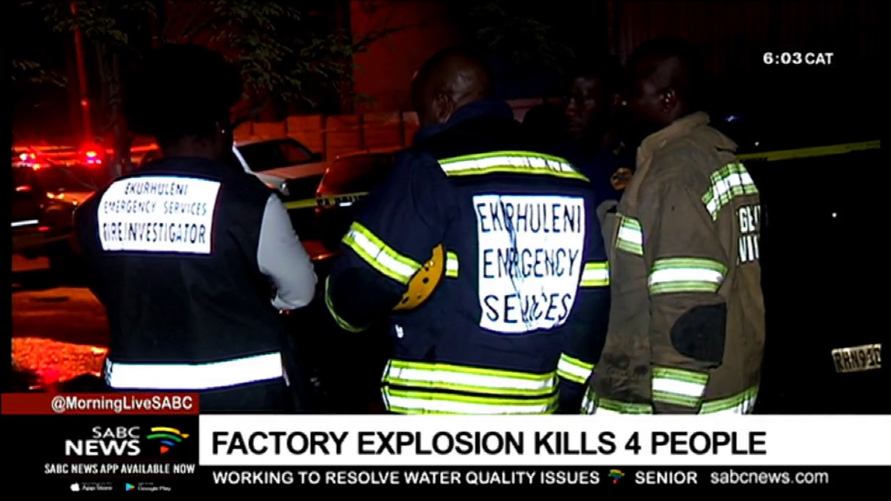 site mapping Factory explosion kills four people