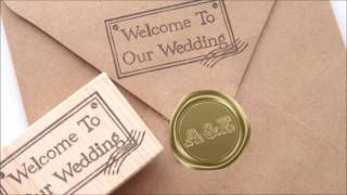 Welcome to our wedding stamp 【Japanese Rubber Stamps】 Welcome to our wedding stamp 【Japanese Rubber Stamps】