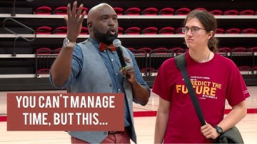 Time Management vs. Self Management - Study Tip for College Students