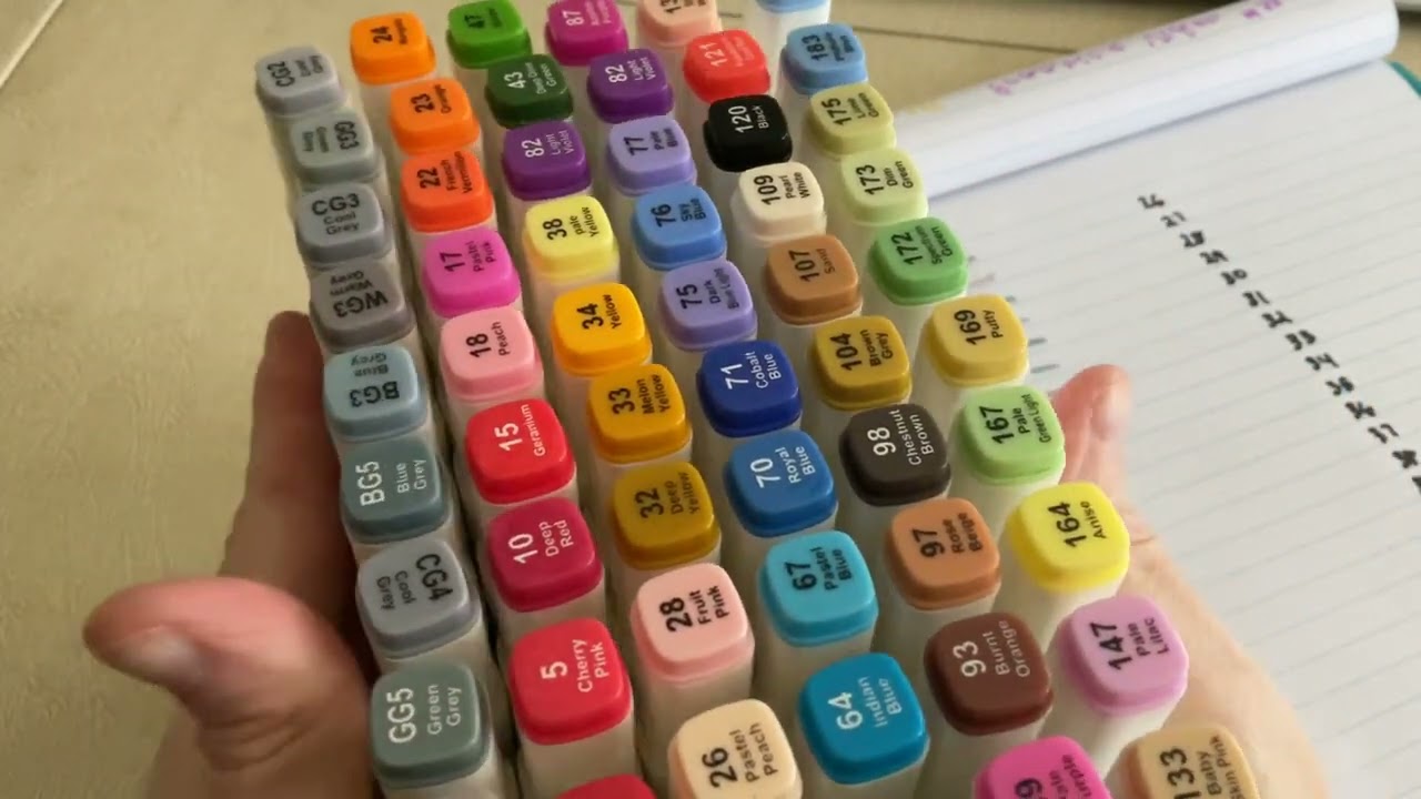 Very Lo/Fi Relaxing!!!!!! Organize my Markers and Diamond art Case scratching! Happy Friday!