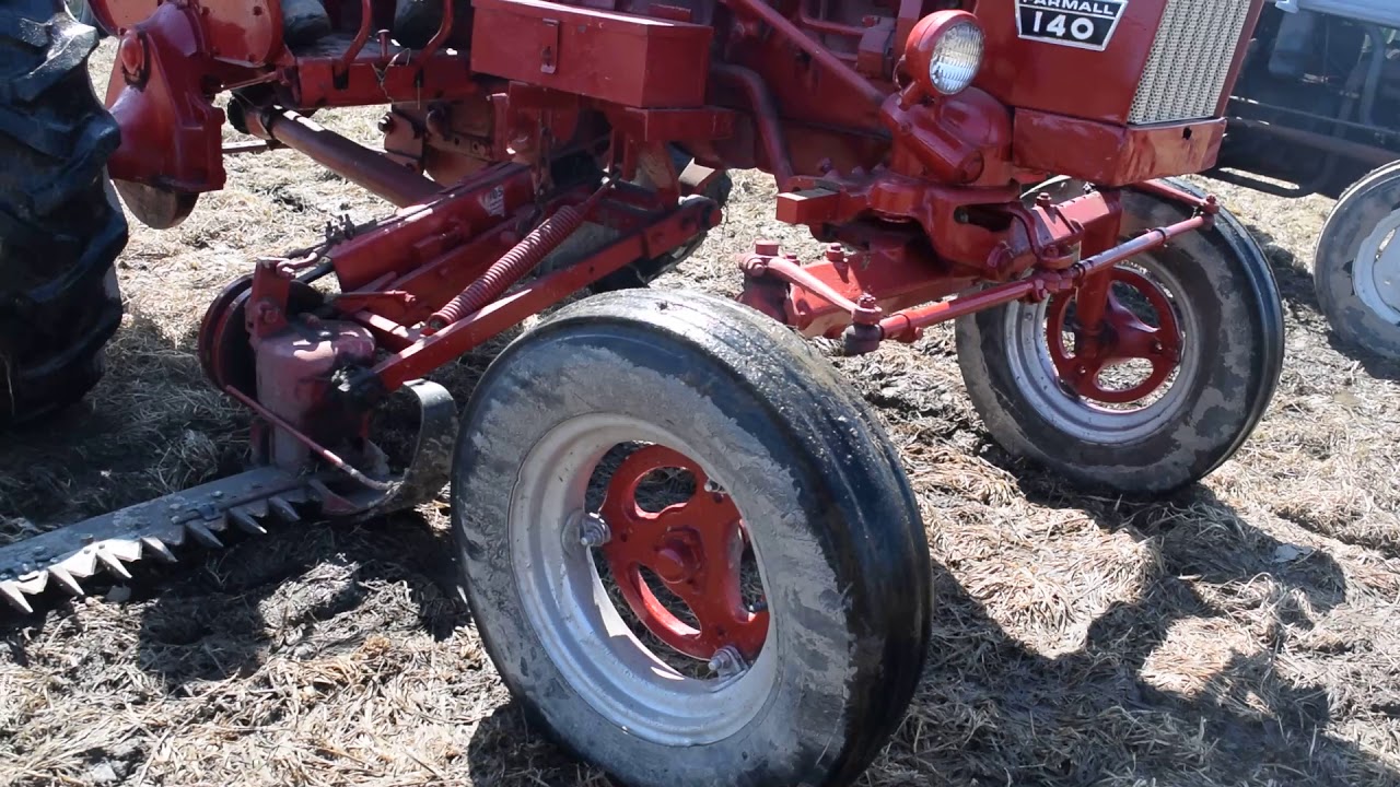 Farmall 140 International Wide Front Tractor With Belly Mounted Sickle