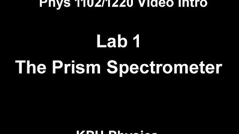 01 Prism Spectrometer - Richmond