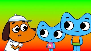 Learn to share  Kit and Kate  Family Kids Cartoon