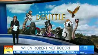 Robert Downey Jr - Dr DoLittle -  interviewed by Robert Irwin - Jan 2020