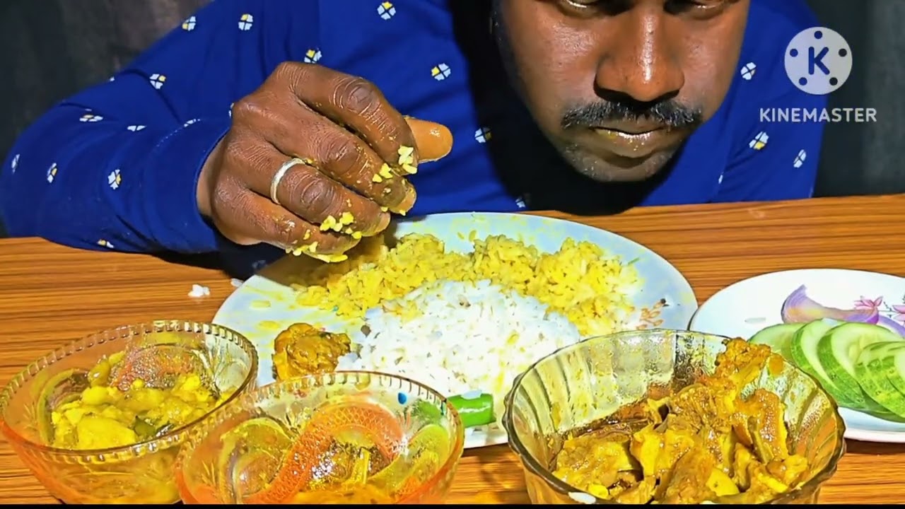 🔥 গরম ভাতের সাথে খসির ঝোল আর মশলাদার চিকেন কষা 😋 | Bangoli Food