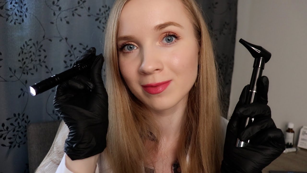 ASMR SUOMI  Lääkäri Roleplay🥼🩺Korvien Tarkastus ja Puhdistus👂ASMR Doctor Soft Spoken Ear Exam