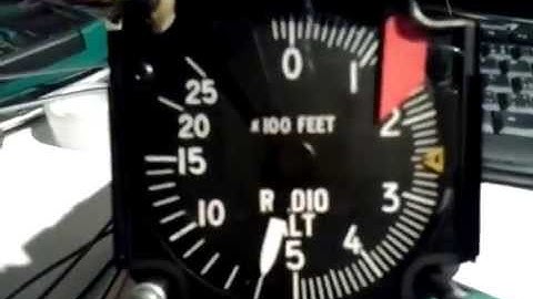 DC-9 avionics via Arduino: Radio Altimeter testing