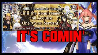 The Free 5 Star is less than 24 Hours Away [Fate/Grand Order]