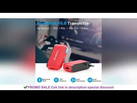 1:17 1:17 Now playing, SOOMFON Bluetooth 5.0 Transmitter Wireless Audio Adapter for Nintendo Switch Lite 3.5mm Jack