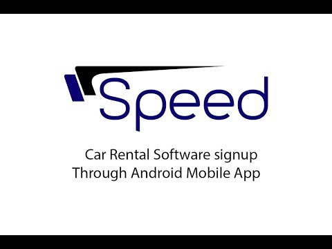 Car Rental Software signup through Android Mobile App
