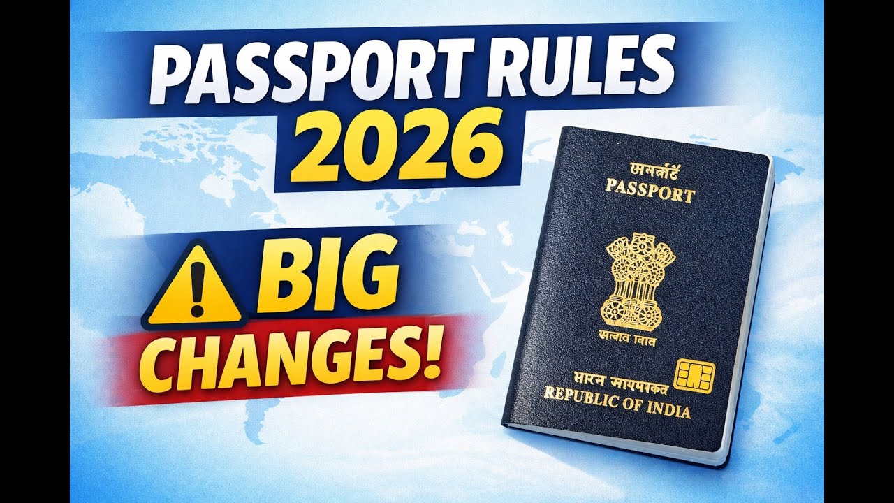 Passport New Rules 2026 India 🇮🇳 | e-Passport, Passport Seva 2.0 | India Passport New Rules 2026