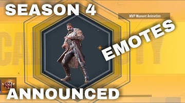 CODM Tournament S4 Announced | MVP Intro & Exclusive Emotes 1st Look