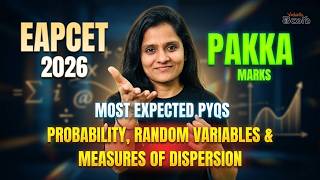 Probability, Random Variables & Measures of Dispersion | Most Expected PYQs | Vedantu telugu