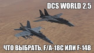 DCS World 2.5 | Что выбрать, F/A-18C или F-14B?