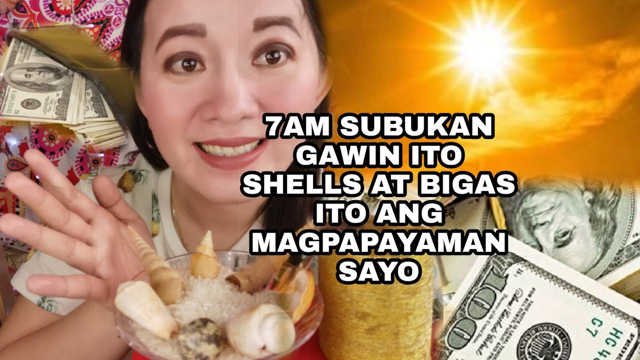 7AM SUBUKAN GAWIN ITO SHELLS AT BIGAS ITO ANG MAGPAPAYAMAN SAYO-APPLE PAGUIO7