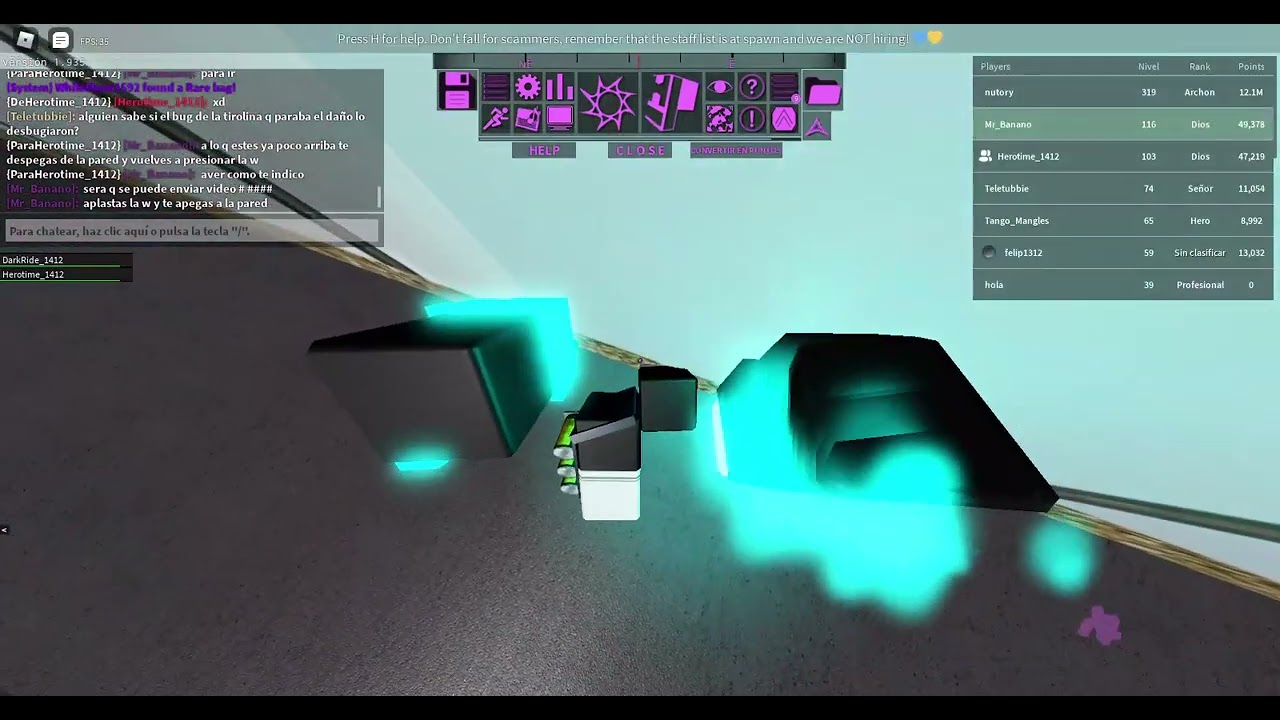 Como hacer el wallcimb boost (Parkour roblox)