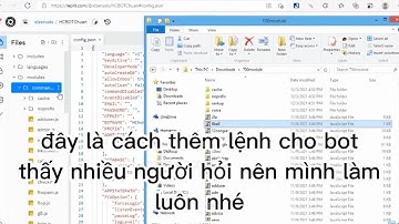 Cách thêm lệnh bot mess cho Android và Pc, Cách tạo BOT repl trên pc | BOT share by HChong