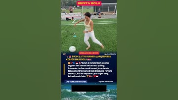 Thumbnail of BUCIN JUSTIN HUBNER AJARI JENNIFER COPPEN MAIN BOLA "BETAH DI AMSTERDAM BELUM MAU PULANG INDONESIA"