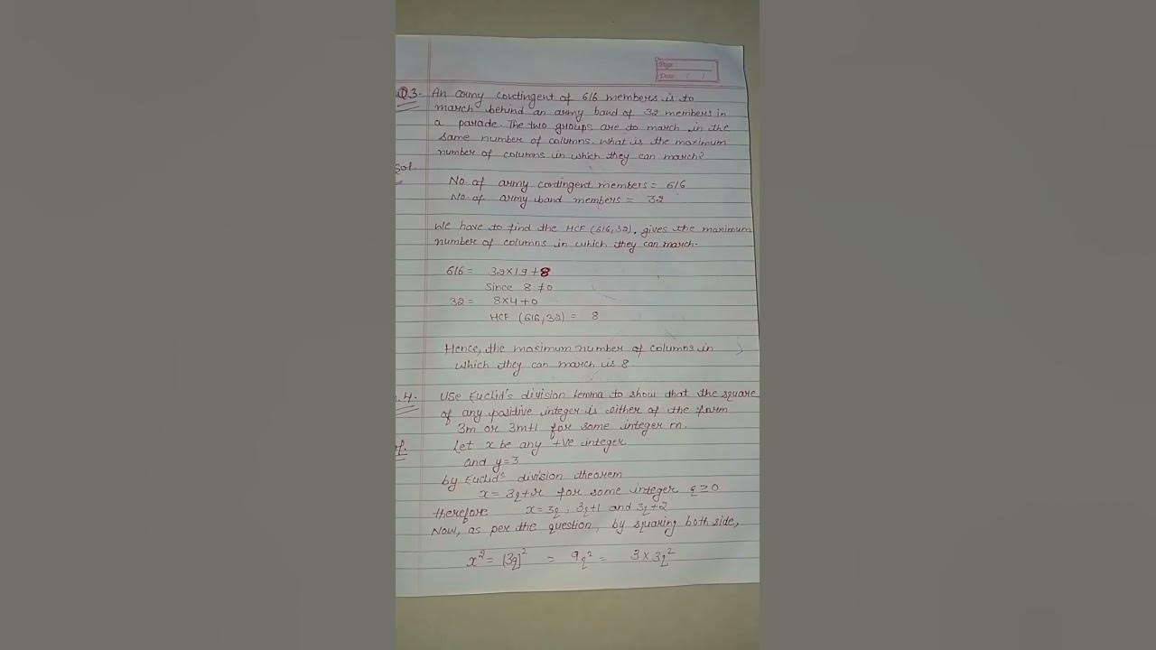 Class 10th exercise 1 1 question 3 4 youtube