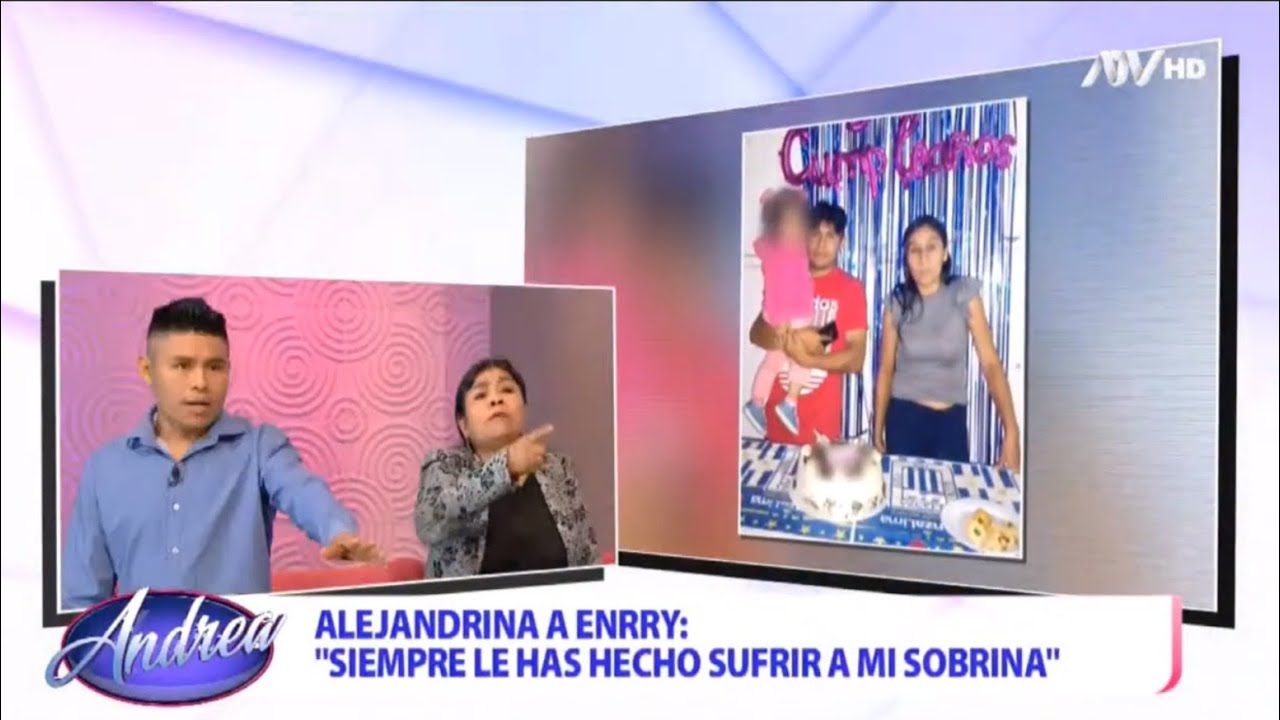 Enrry resultó no ser el padre de las dos hijas menores de María Elena, quien se niega